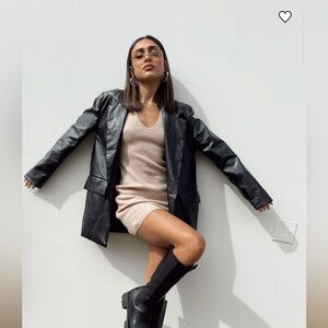 Princess Polly Blair mini dress in beige